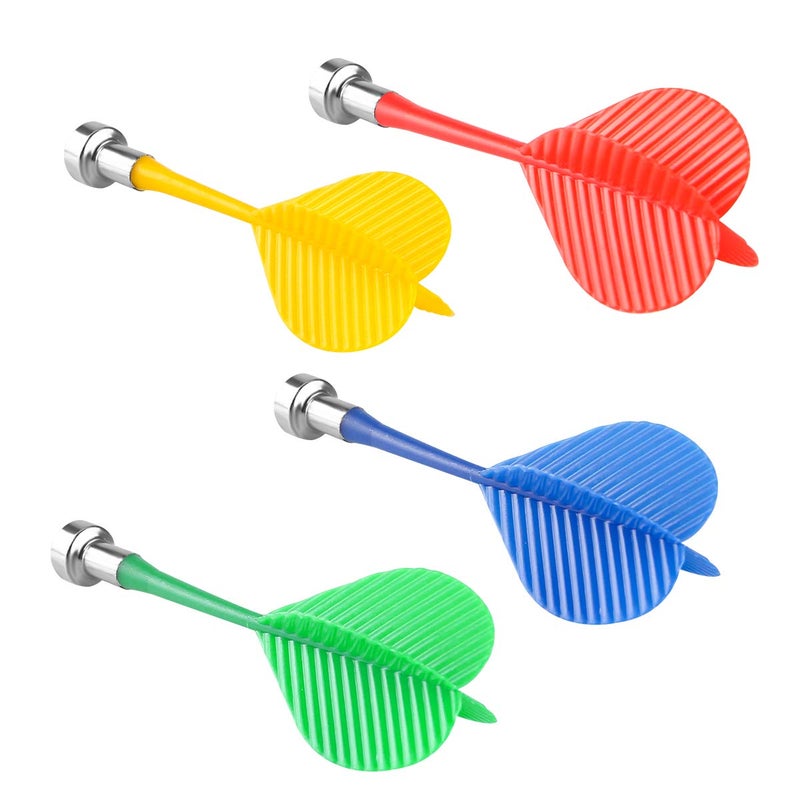 Yalis Magnetic Darts 12 Packs, Replacement Dart for Magnet Dartboard, Safety Plastic Darts for Target Game, Red Yellow Green and Blue - Image 4